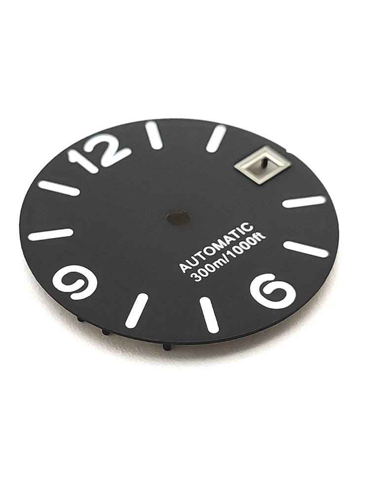 28.5mm Green Luminous Watch Dial Face for Japanese NH35/NH36/4R/7S Movement Watch Repair Replacement watch face accessories watch dial accessories