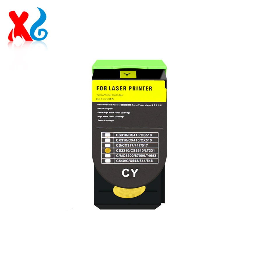 Genuine Lexmark 70C1HC0 701HC - Return Program Toner Cartridge Cyan