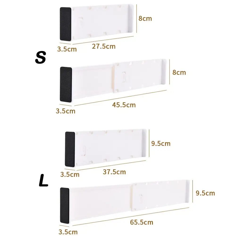 New Telescoping Drawer Divider DIY Adjustable Cabinet Clapboard Multifunctional Drawer Separator Cabinet Drawer