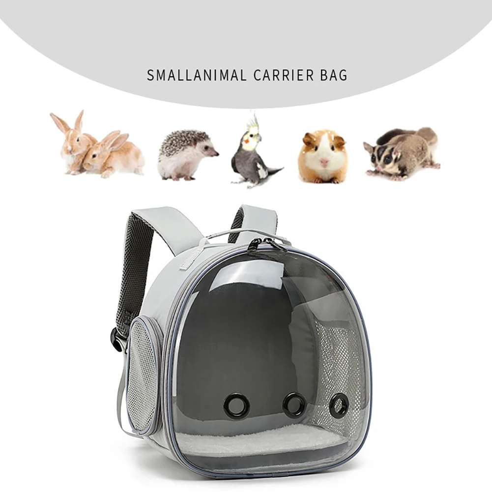Pet Carrier Animal Carrier Backpack Travel Portable Small Breathable Backpack For Hamster Pet Bag Guinea Pig Carrier Rabbit Bird