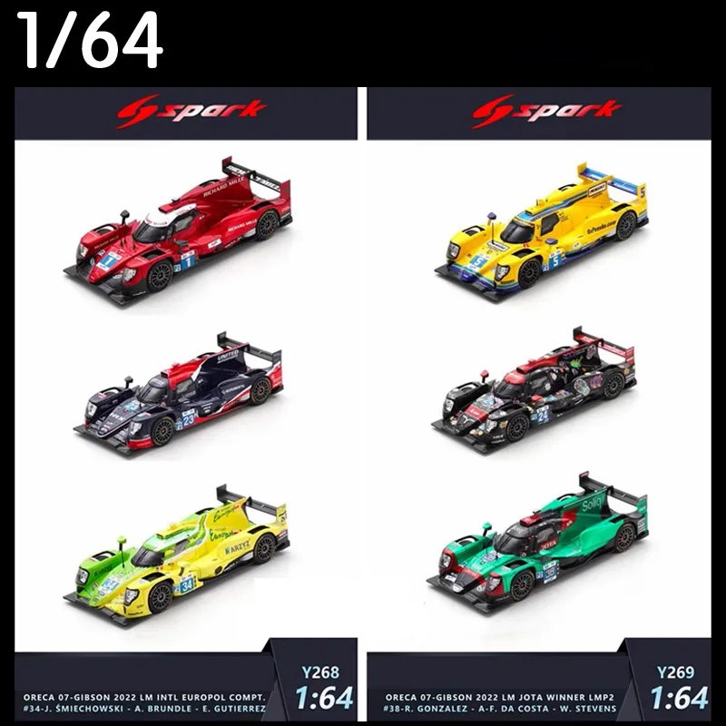 

Модель автомобиля модели Spark 1:64 Oreca 07 Gibson 24H LeMans 2022