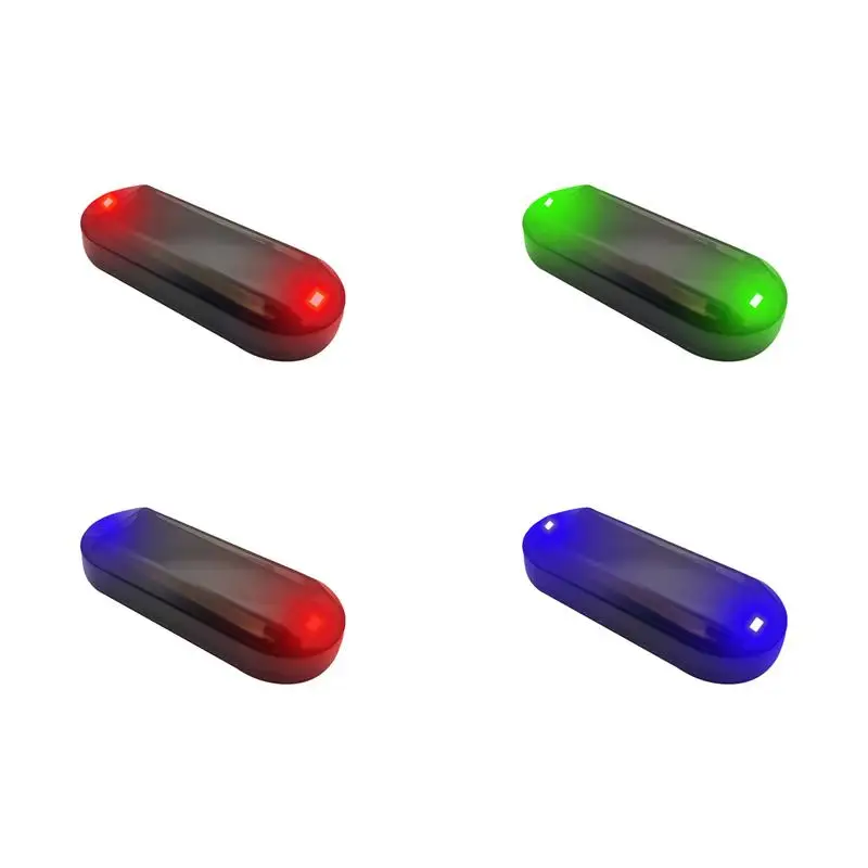 DummyCarAlarmLightFakeLEDFlashingCarAlarmSystemSolarPower