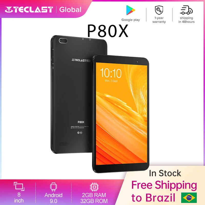 Teclast P80X 8 Inch Tablet 4G LTE Phablet Octa Core SC9863A Android 9.0 1280x800 IPS 2GB RAM 32GB ROM Tablet PC Dual Cameras GPS most popular apple ipad