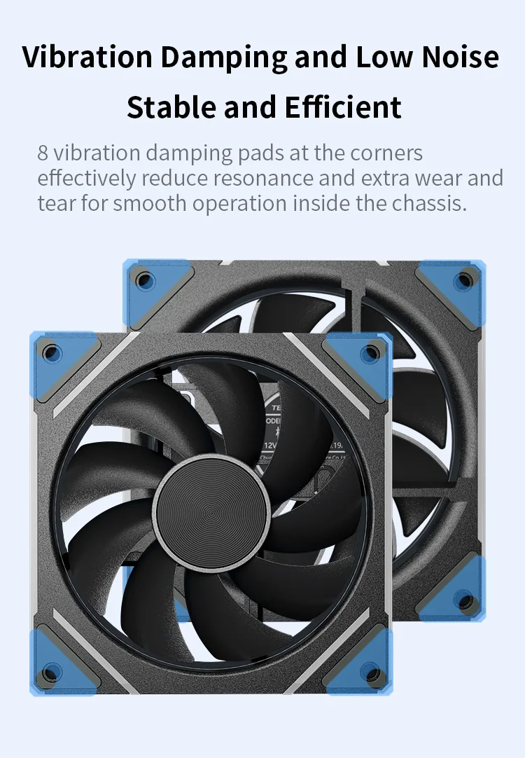 Prism S1 Chassis Fan 120MM ARGB 5V 3Pin PWM PC Cooling Fan Cooler for PC Case 80