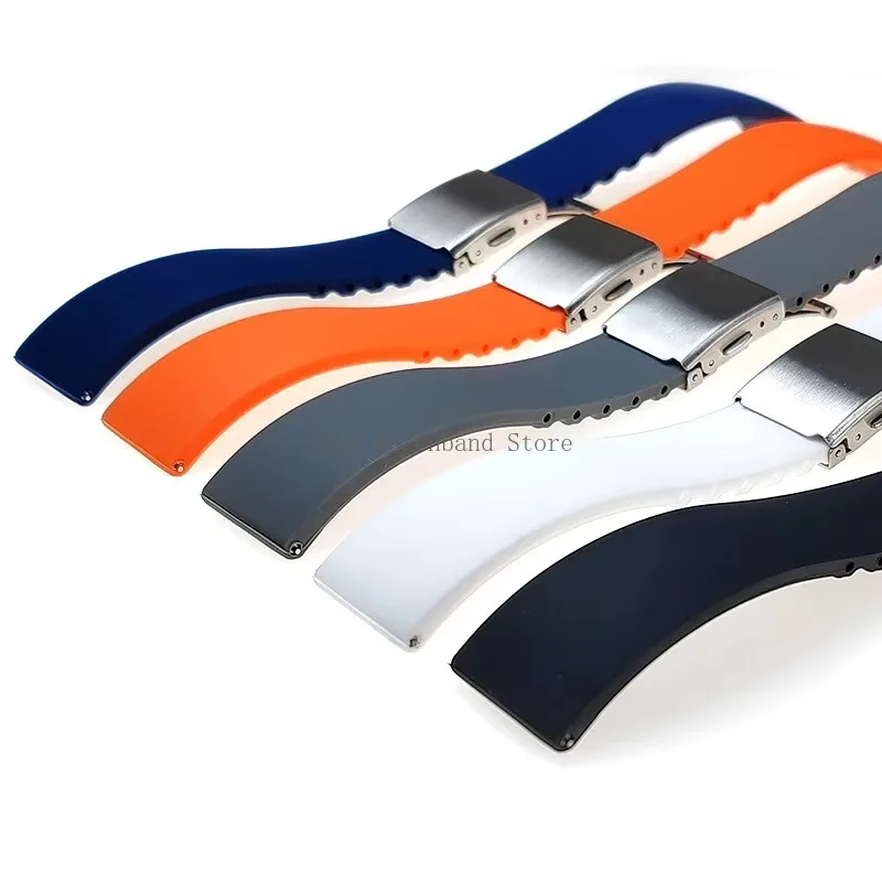 Premium Waterproof Soft Silicone Watch Strap - Universal Quick Release Wristband