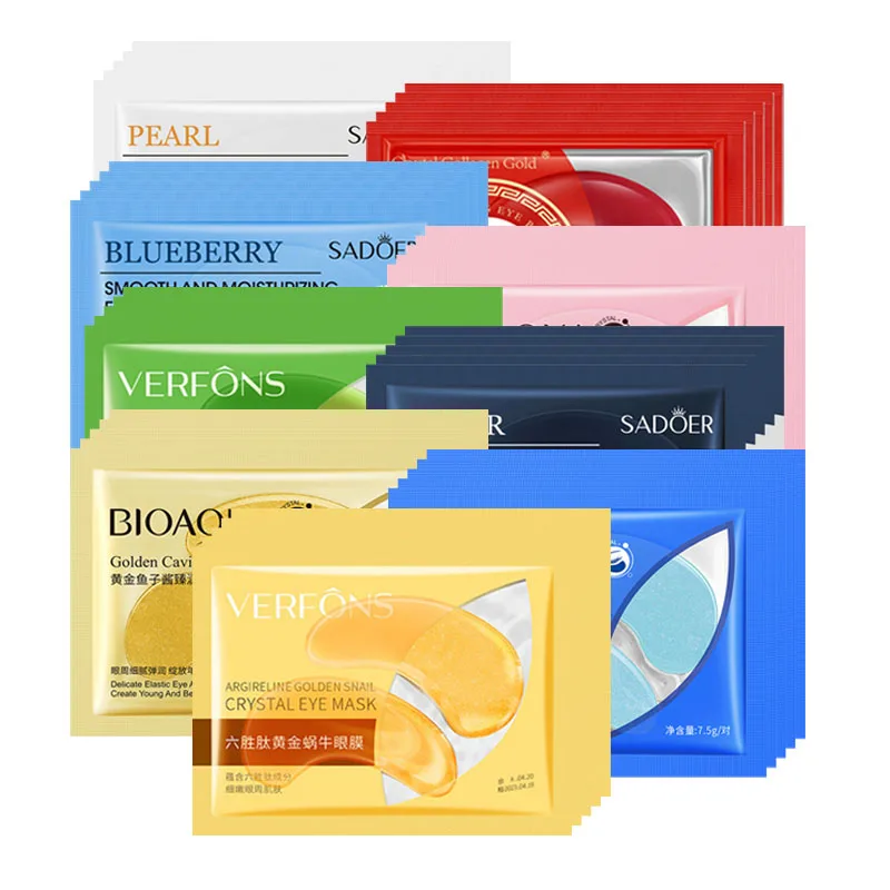 Bioaqua Collagen Eye Mask Anti Dark Circles skincare Masks Eye Patches Under Bags Korean Skin Care Products 10pcs