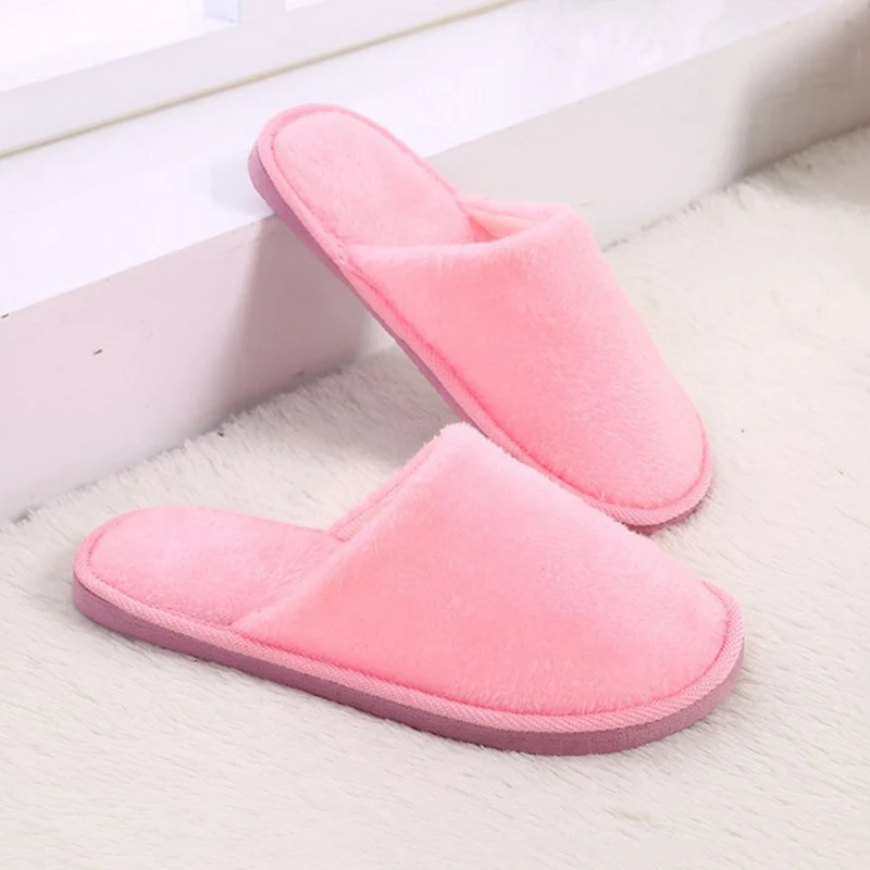Plush Slippers Men's Winter Warm Slippers Indoor Casual Sneakers For Home