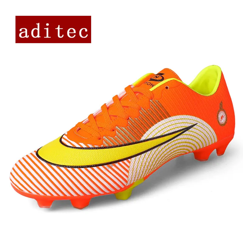 

Men's soccer boots TF/FG High/low ankle soccer boots Youth outdoor non-slip grass training game sneakers Boys soccer shoes