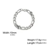 97499-5e35ad.jpg My Shape Bracelet en acier inoxydable pour hommes, bijoux de poignet, bijoux de couple, mode cubaine, Figaro, JOBoy, 3mm, 5mm, 7mm, 9mm de largeur