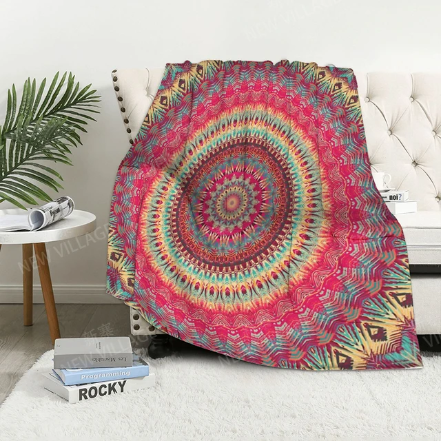 Plaid Fleece Throw Blanket 3