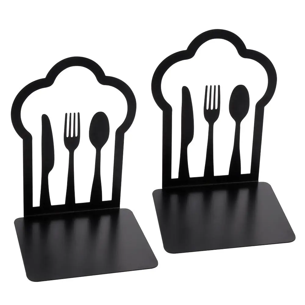 Book Supports Cloud Home Decorative Heavy Books Kitchen Cookbook Bookends Metal Book Ends Spoon Bookends For Shelves