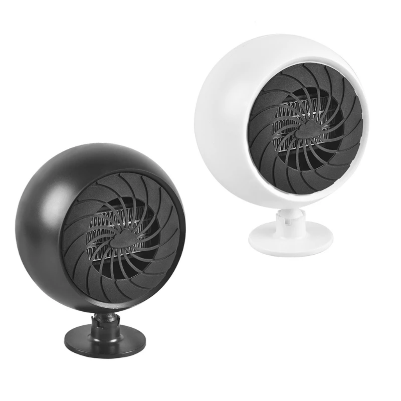 

090E Heating Defroster Demister Heating Dryer 360°Rotation Plugs in Cigarette