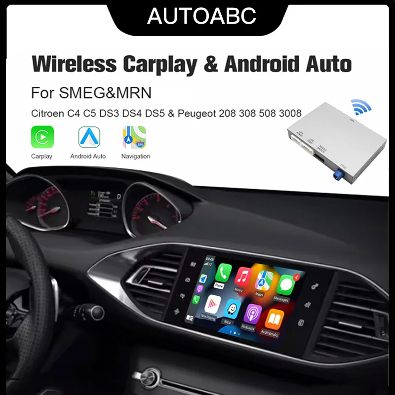 New Wireless Carplay and Android Auto module for Peugeot
