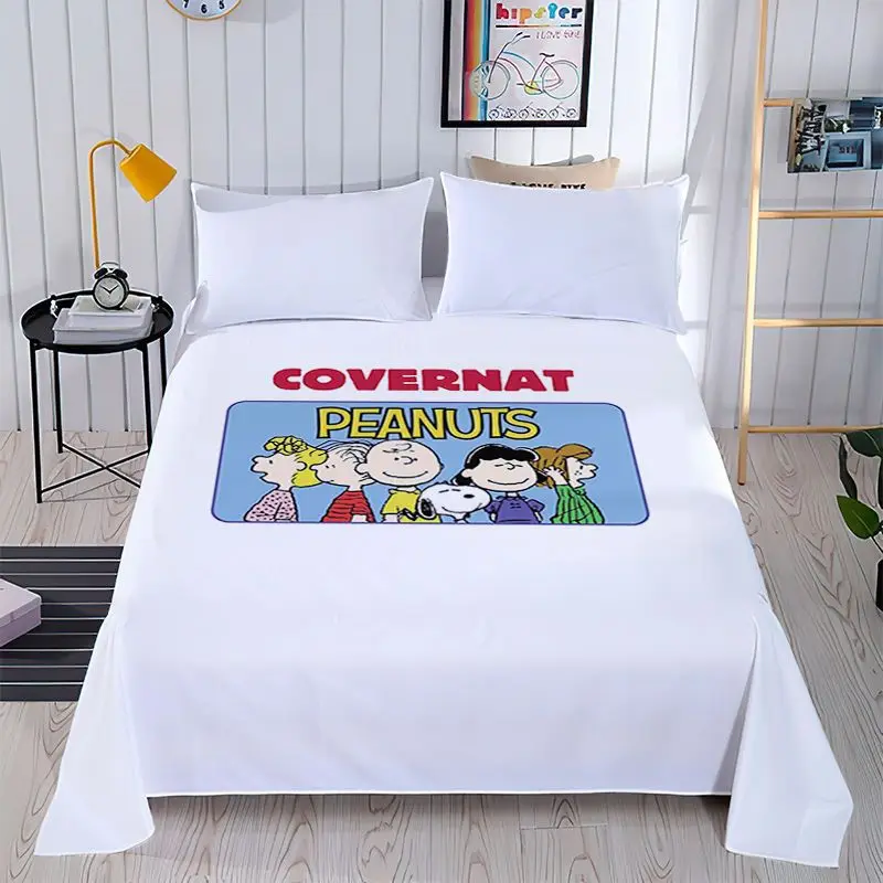 thumbnail image 1 of Dibujos animados lindo Snoopy Charlie Brown animación periférica niños impresos sábanas creativas dormitorio sábanas ropa de cama al por mayor, 1 of 5