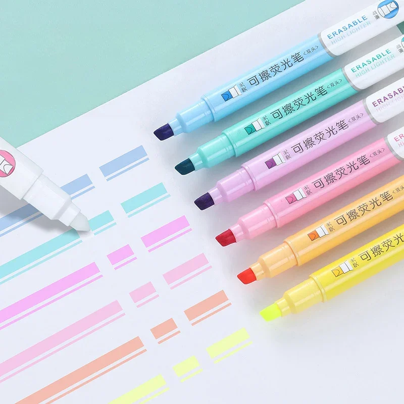 Set di evidenziatori cancellabili a 6 colori - immagine 2