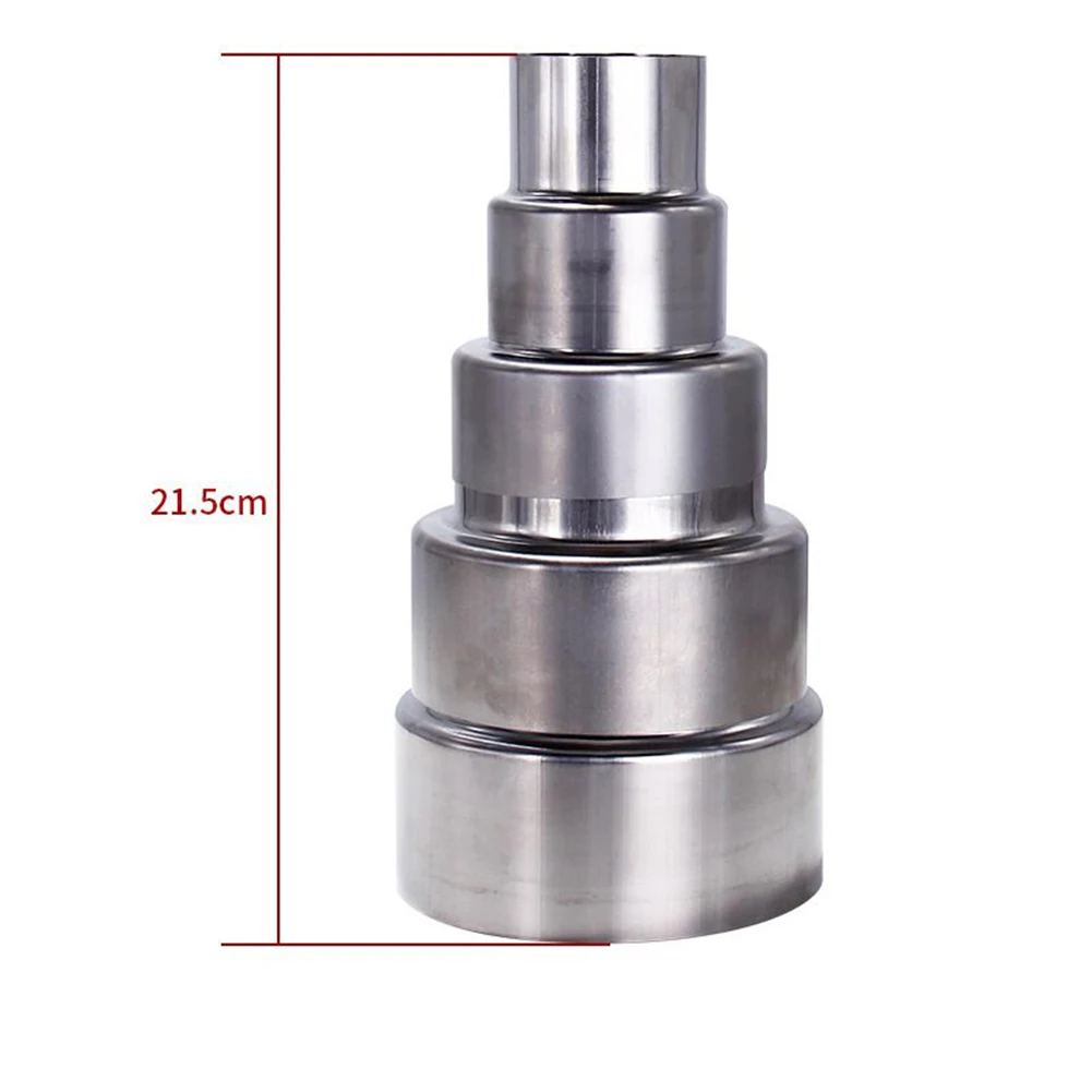

1Pc Stainless Steel Flue Liner Reducer Reducing Joint Ring Adapter Tool Ubing Connector Chimney Adaptor Stove Pipe Tool