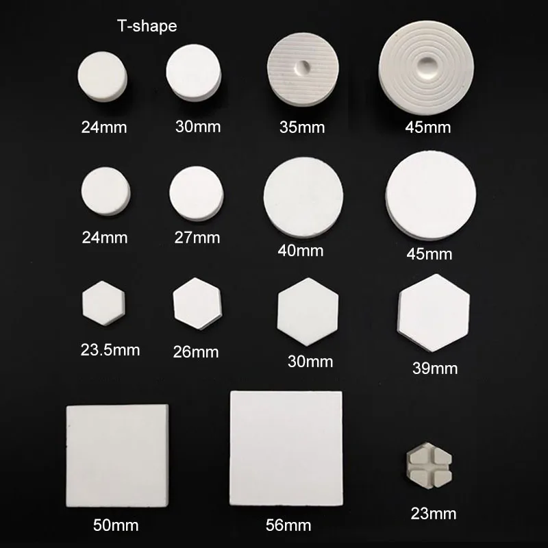 Fish tank ornaments,fish tank decorations,aquarium ornaments Ceramic Coralline Coral Frag Plugs Base T-shaped Tray SPS Seawater Coral Frag Plate Base Aquarium Plant Decorations