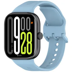 Silicone Sport Wristband and Case Set (Chrysanthemum blue)