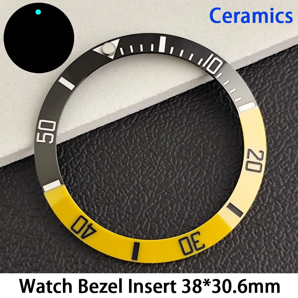 Premium 38mm Sloping Aluminum-Ceramic Bezel Insert