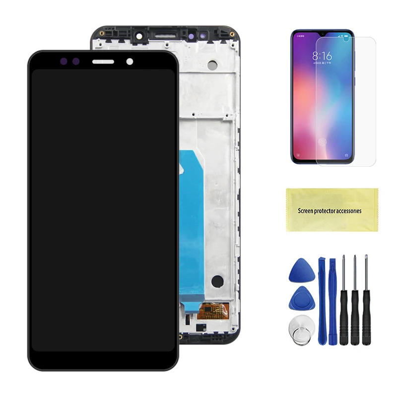 Écran LCD De Rechange Pour Xiaomi Redmi 5 Plus (MEG7, MEI7, Snapdragon 625) - Noir