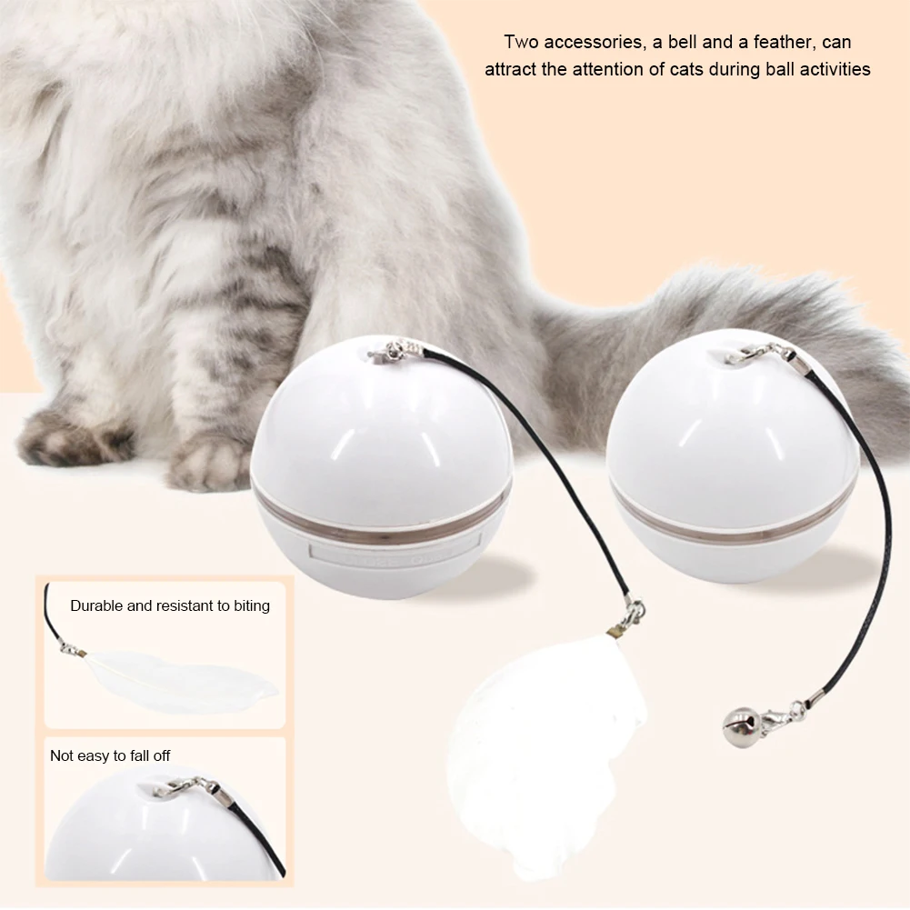 

Умная Самостоятельная игрушка для кошек с фонариками, автоматическое обезживание препятствий, мяч для кошек, товары для домашних животных