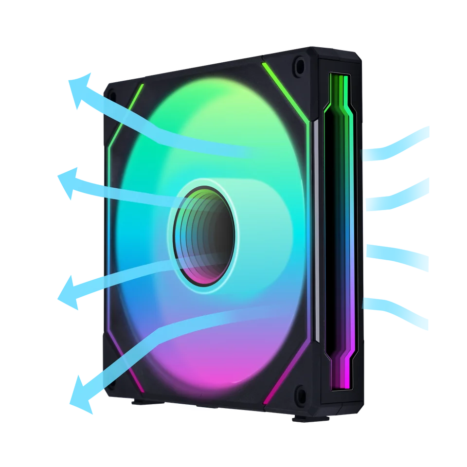 PC用ファン・クーラー Lian Li UNI FAN SL INFINITY 140 Reverse LIAN LI UNI FAN SL INFINITY REVERSE 140 RGB WHITE - 14RSLIN1W (No