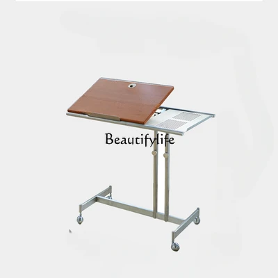 

Movable Lifting Coffee Table Nordic Music Stand Side Table Middle Ancient Solid Wood Office Computer Desk