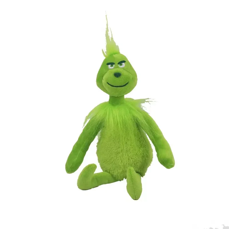 Grinch Plush Toy - Cartoon Style Holiday Decor and Gift