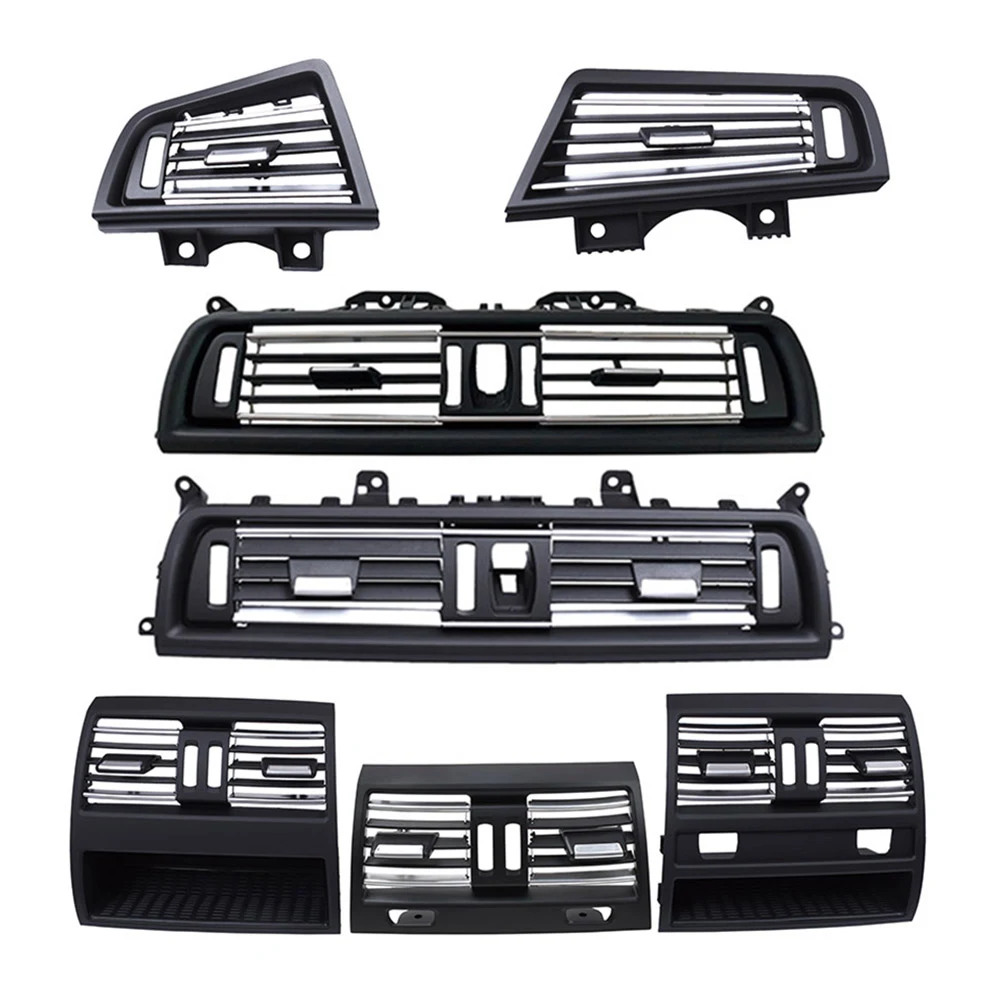 LHD RHD Front Left Right Rear AC Conditioner Chromed Air Vent