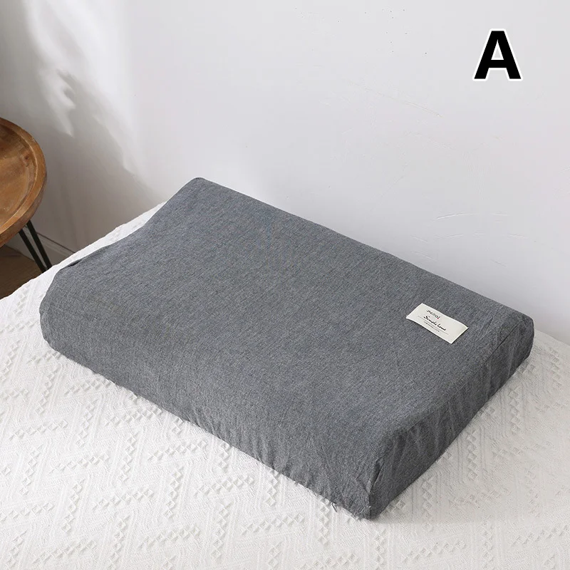 1PC Pillow Case Contour Memory Foam Rebound Latex Pillowcase Cotton Pillow Cover Zippered cushion cover satin pillowcase