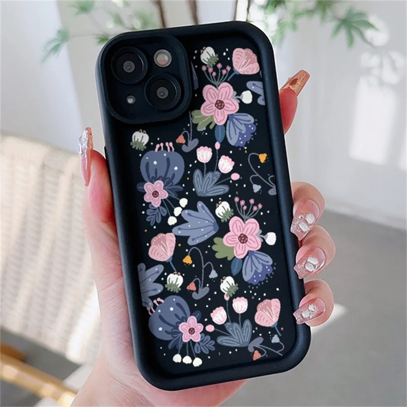 Cartoon Pink Floral Bow Bunny Phone Case