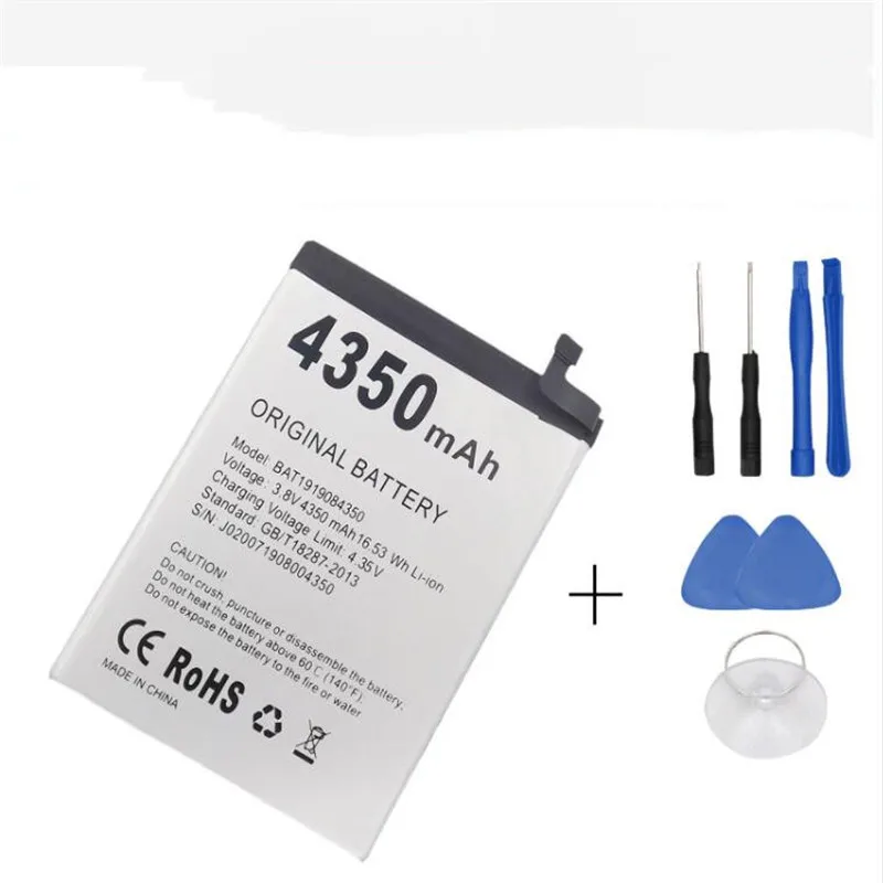 

100% original battery for DOOGEE N20 pro battery 4400mAh Long standby time High capacity for DOOGEE BAT1919084350 battery