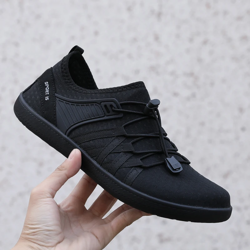 New Unisex Wider Shoes Breathable Mesh Men Barefoot Wide-toed Shoes New Flats Soft Zero Drop Sole Wider Toe Sneakes Large Size 6
