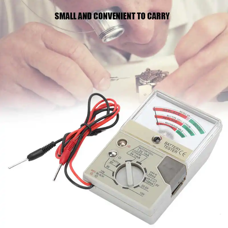 Tester Per Batterie A Bottone ZJchao – Strumento Professionale Per Orologiai, Misurazione Precisa Della Carica Per Riparazione Orologi