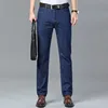 Summer Thin Denim Jeans Men's Straight Business Classic Design Cotton Casual Stretch Comfortable Male Trousers 4