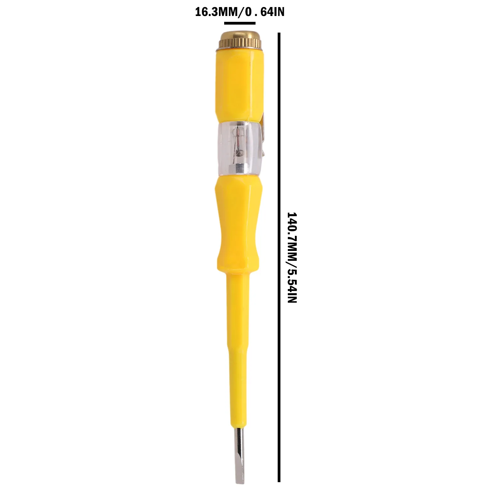 

1Pc Electric Test Pen Voltage Indicator 100-500V Non-Contact Insulation Handle Testing Pen For Electrician Manual Tools