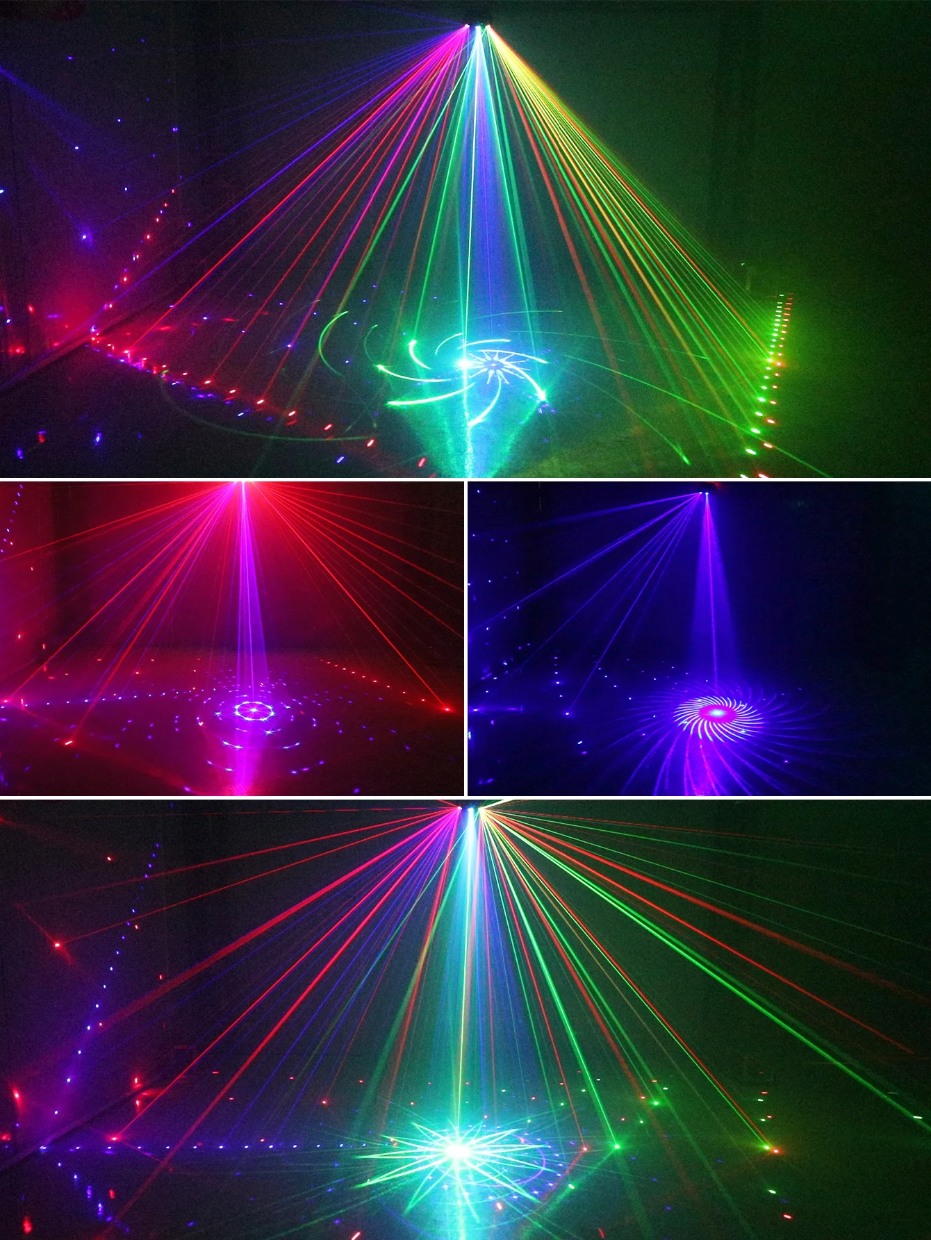 1pc 15 Eye RVB DJ Disco Party Hall Éclairage Clignotant Effet D'éclairage À  La Maison Projecteur LED, Contrôle DMX512 Et Contrôle Du Son Ravelight