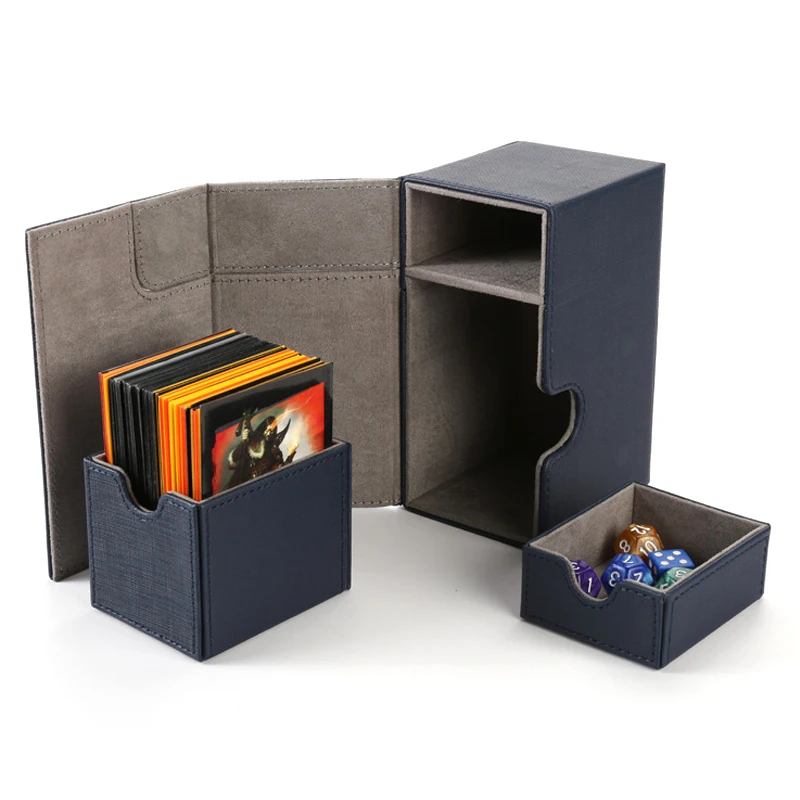Sparkly Card Deck Box für 100 Karten Vertikale TCG Deck Box Kompatibel mit Comma Sparkly Card Deck Box für 100 Karten Vertikale TCG Deck Box Kompatibel mit Comma