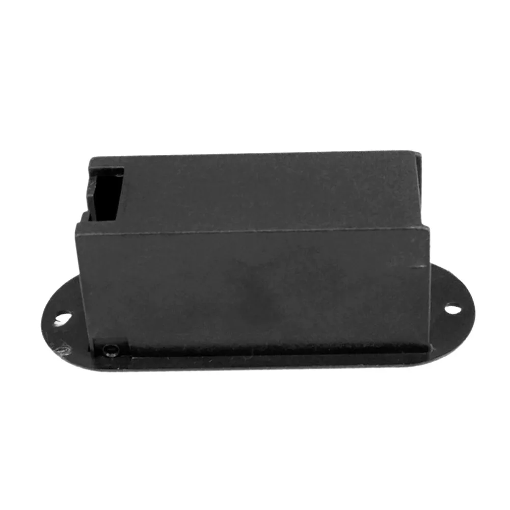 Bass-Batteriegehäuse, 81,5 x 29,5 mm, 9 V-Batteriekasten, flache Montage, Batteriegehäuse für elektrische Instrumente für aktive Tonabnehmer – Detail 5