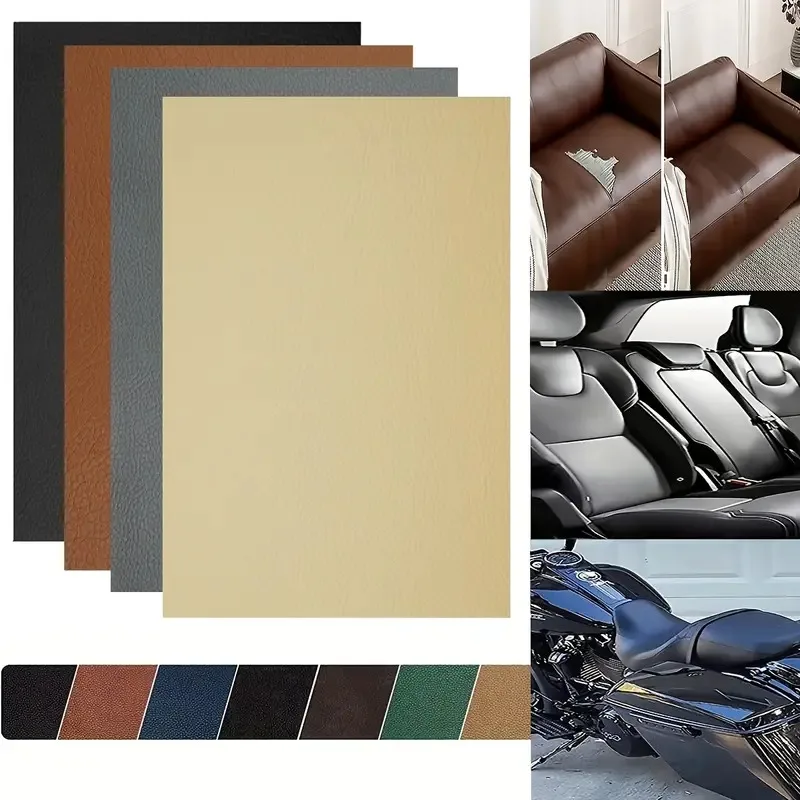 

5pcs 25x30cm Leather Repair Tape,Self-Adhesive Leather Repair Patch for Couch Furniture Sofa Car Seats,Advanced PU Vinyl Leather