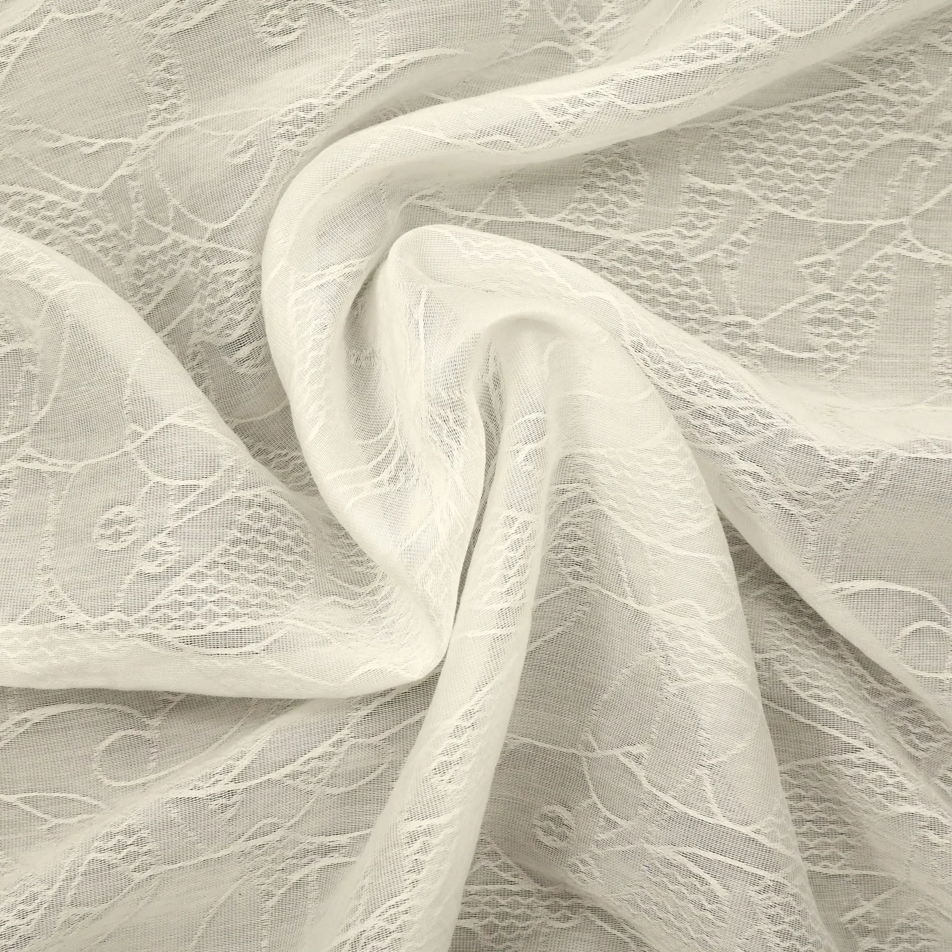 ZP12-L10 Geometric Abstract Tencel Satin Embroidery Fabric for Spring Summer Women's Hanfu Dresses And Fashion Textiles