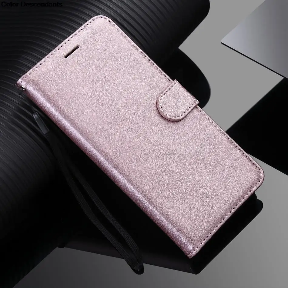 Stylish Book Style Wallet Card Holder Flip Case - Durable Leather Cover with Card Slots