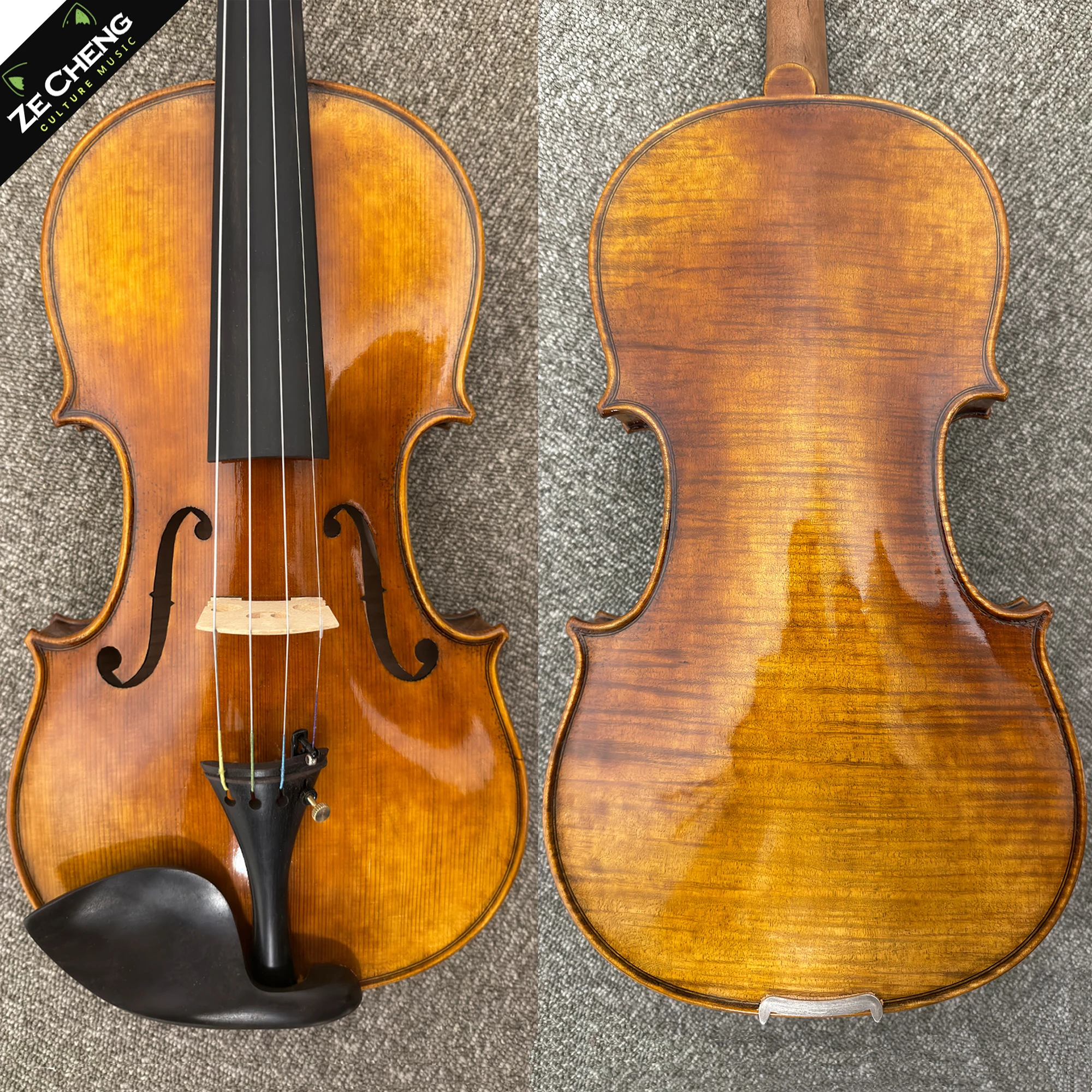 Antonio Stradivarius 1715 Soil Copy Vintage Pattern Violin 4/4