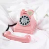 Retro Plastic Simulation Phone Shaped Piggy Bank Coins Banknotes Saving Pot Money Holder For Kids Adults Gift (Pink) 5