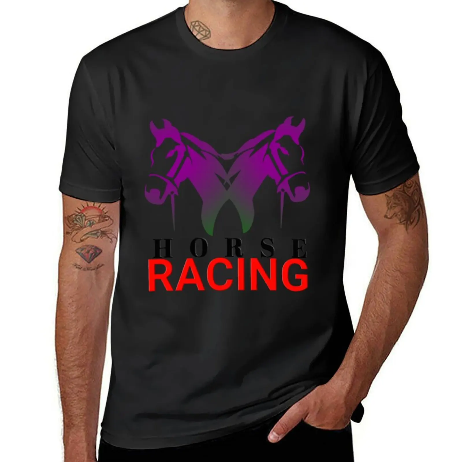 

Horse racing, Beautiful Disign T-Shirt shirts graphic tees customizeds designer t shirt men