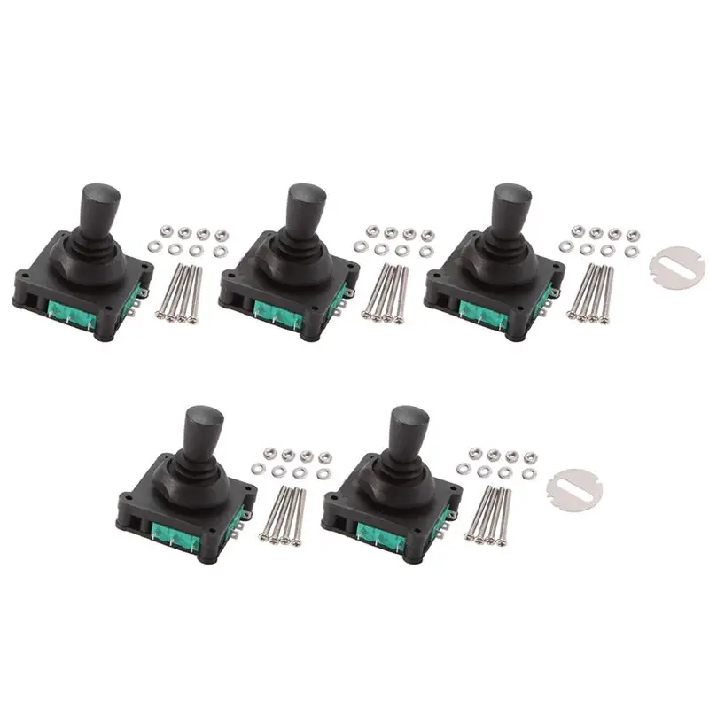 그녀를 위한 선물 5X 조이스틱 스위치 AC 240V 5A 4NO 4NC 순간 작동 2.5Mm 고정 스레드 조이스틱 스위치