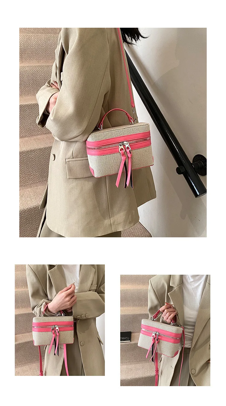 Mode Box Frauen Handtaschen Designer Schulter Umhängetaschen Casual Frühling und sommer Kleine Geldbörsen bolso mujer – Detail 3