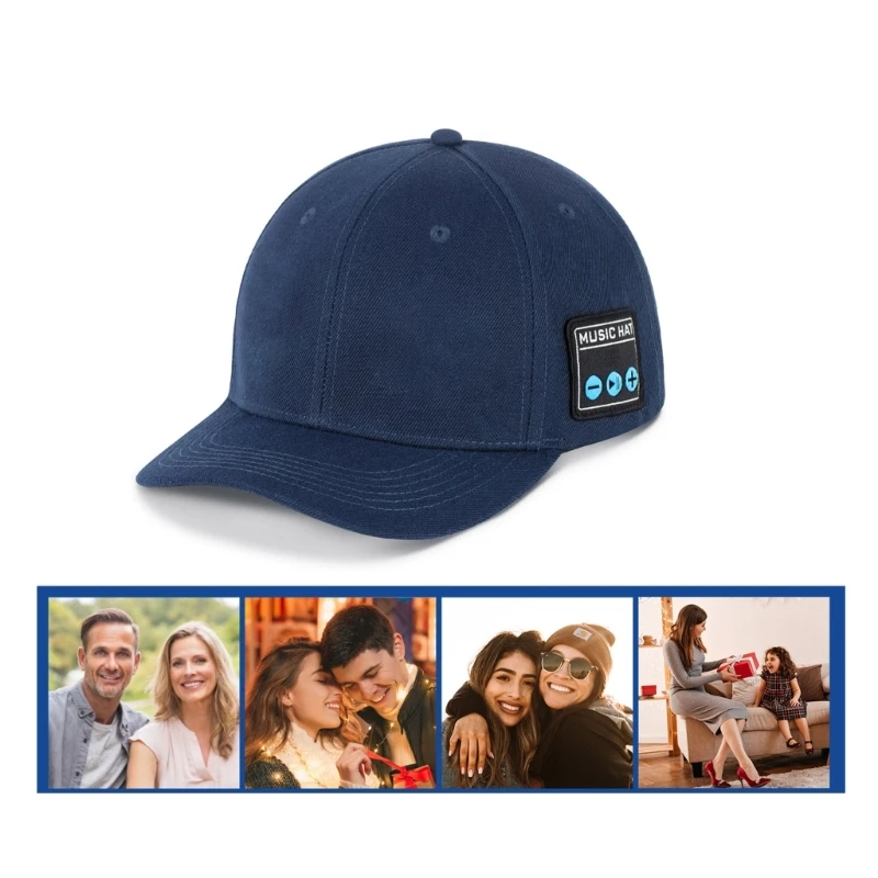 

B36D Cool Musical Hat Trucker Hat Vintage Baseball Hat Musical Hat Adjustable Dad-Hat for Travel Fitness Workout