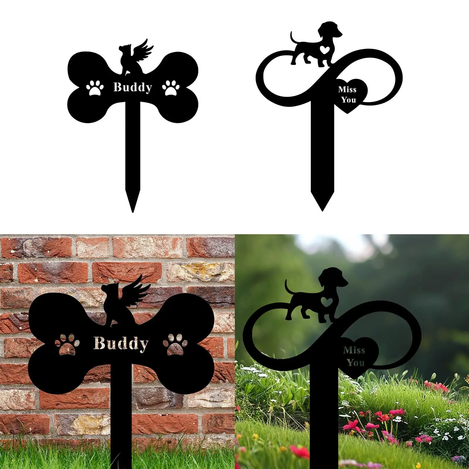 Dog Memorial Stake Decorative Garden Stake Pet Owner Dog Tombstone Memorial Pet Dog Memorial Stake Decorative Garden Stake Pet Owner Dog Tombstone Memorial Pet