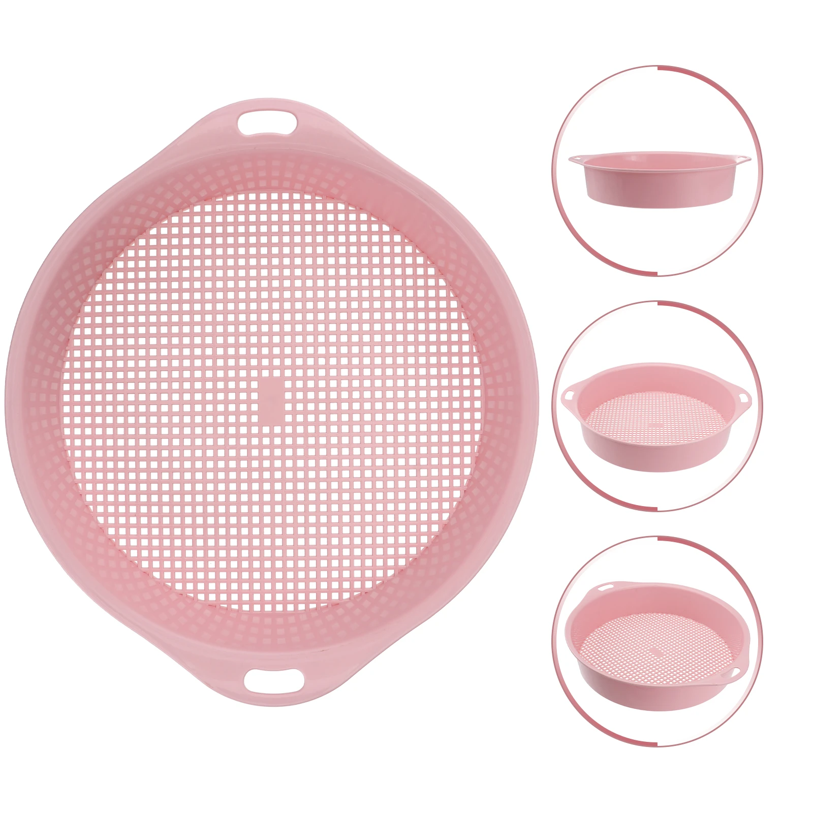 Sifter Soil Sieve Garden Pan Sifting Sand Riddle Pottingseeder Planter